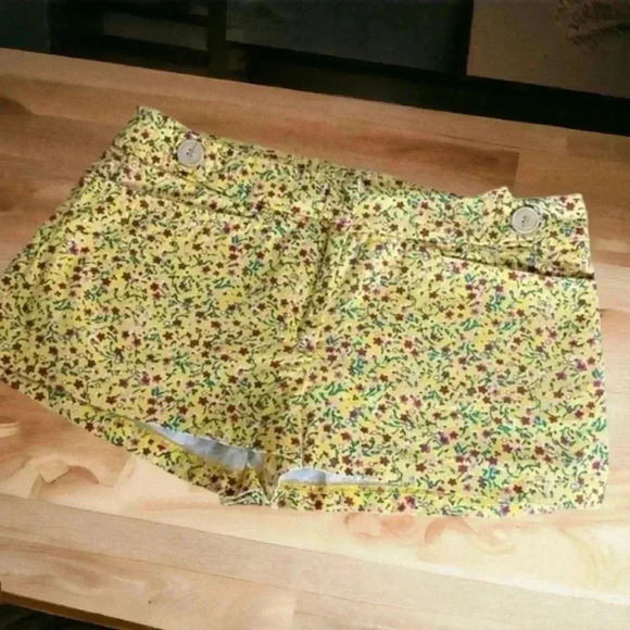 Pins and Needles Urban Outfitters Floral Shorts Size 4 with two buttons on front - Picture 3 of 5